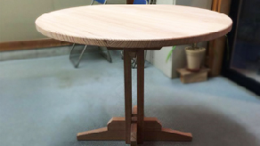 国産材・山武杉の丸テーブル