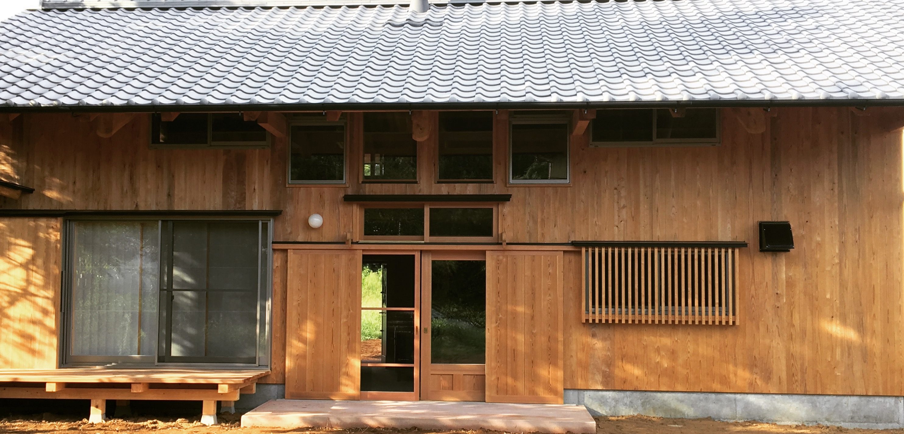 山武杉×板倉工法　木の家の新たな魅せ方
